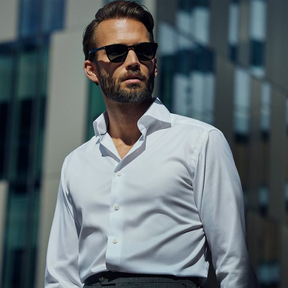 Eton Other - Eton White Slim Fit Cotton Shirt 15 Harry Rosen